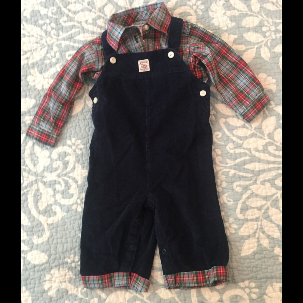 Boys overalls set
